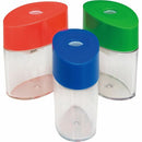 Integra Assorted Color Oval Plastic Sharpeners 42850 (1 single Sharpener Only)