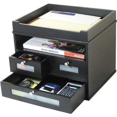 Victor Midnight Black Collection Tidy Tower Organizer VCT55005