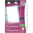 Avery Preprinted Tab Divider 11314