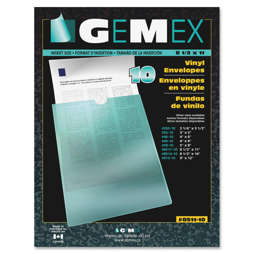 Gemex Vinyl File Pocket GMX4610