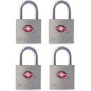 Master Lock 7/8in (22mm) Wide Solid Metal TSA-Accepted Luggage Lo 4683Q
