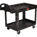 Rubbermaid Heavy-duty Two-tiered Utility Cart 452088BLA