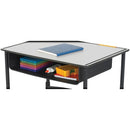 Safco AlphaBetter Adjustable-Height Desk Book Box 1212BL