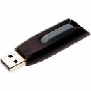 Microban 64GB Store 'n' Go V3 USB 3.2 Gen 1 Flash Drive - Gray 49174