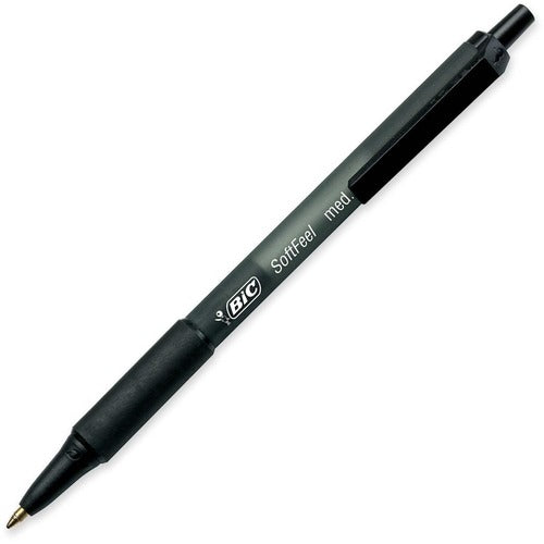 BIC Soft Feel Retractable Ball Pen BICSCSM11BK