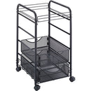 Safco Onyx Mesh Open File with Drawers 5215BL