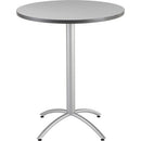 Iceberg 65667 - CafeWorks Bistro Table, 36" Round, Gray 65667
