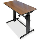 Ergotron WorkFit-D, Sit-Stand Desk (Walnut Surface) 24271927