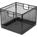 Lorell Black Mesh/Wire Letter Filing Tub 84145