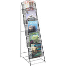 Safco Black Onyx Mesh Literature Floor Rack 6461BL