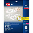 Avery Event Tickets with Tear-Away Stubsfor Laser and Inkjet 16154