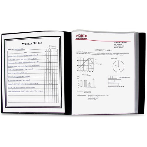 C-Line Bound Sheet Protector Presentation Books CLI33240