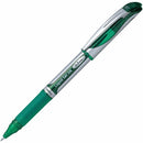 EnerGel Liquid Gel Pen, (0.7mm) Metal Tip, Capped, Green Ink BL57D