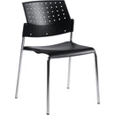 Global Sonic Armless Stacking Chair with Polypropylene Back 315432