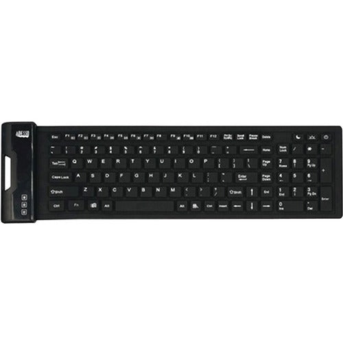 Adesso Antimicrobial Waterproof Flex Keyboard (Compact Size) ADEAKB222UB