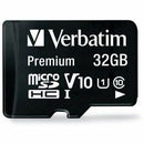 Verbatim 32GB Premium microSDHC Memory Card with Adapter, UHS-I V 44083