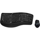 Adesso Wireless Ergonomic Keyboard and Laser Mouse WKB1500GB