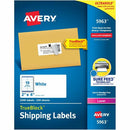 Avery White Rectangle Labels with Sure Feed&trade; Technolog 05963