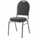 Lorell Round High-Back Upholstered Stack Chairs 62525