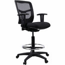 Lorell Ratchet Back Mesh Mid-Back Stool 86801