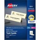 Avery Sure Feed Embossed Tent Cards 5914