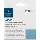 Business Source Self-adhesive 1/4" Reinforcements 61508