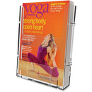 Deflecto Lit Loc Interlocking Magazine Display 772001
