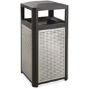 Safco Evos Series 15-gal Steel Waste Receptacle 9932BL