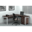 Global Ionic - L Shaped Suite, 66"W x 66"D x 29"H, Dark Expresso MLP231DES