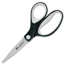 Westcott KleenEarth 7" Straight Soft Handle Scissors - Black 15587