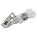 Merangue Nickel Plated Alligator Badge Clips 1008310200