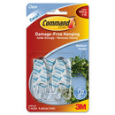 Command Clear Medium Hooks with Clear strips 17091CLRC