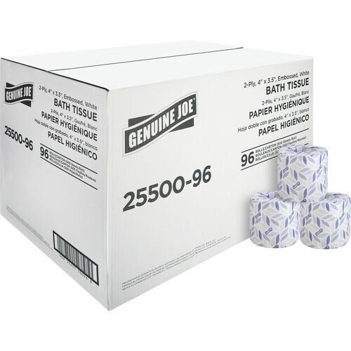 Genuine Joe 2-ply Standard Bath Tissue Rolls GJO2550096