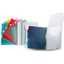 Storex&reg; Organizer Binder w/8 Poly Tab Dividers 1-1/2" White 53102B06C