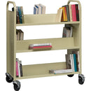 Lorell Double-sided Book Cart 49202