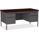 Lorell Fortress Series Double-Pedestal Desk 60928