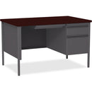 Lorell Fortress Series 48" Right Single-Pedestal Desk 66903