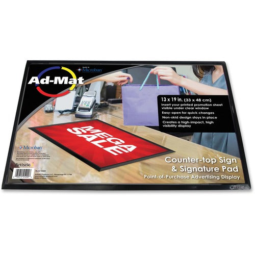 Artistic Ad-Mat Sign/Signature Pad AOP25200