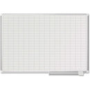 MasterVision 1x2 Grid Line Magnetic Pure White Plan Board MA0592830