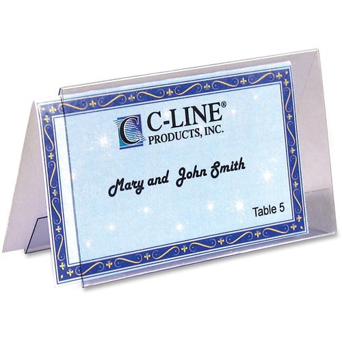 C-Line Laser, Inkjet Tent Card - White CLI87527