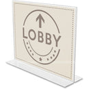 Deflecto Anti-Glare Double-sided Sign Holder 879301