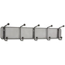 Safco Onyx 5-hook Steel Mesh Wall Rack 6403BL