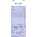Blueline Guest Checks, Bilingual GAFA