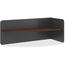 Basyx by HON Metal Divider Chstnut Fnish w Laminate Shelf MNGDIVC