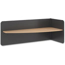 Basyx by HON Metal Divider Wheat Finish w Laminate Shelf MNGDIVW