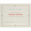 St. James&reg; Premium Weight Certificates, Gatsby Design, Gold F 83407