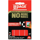 LePage No More Nails Mounting Tape Permanent Strips 1873067