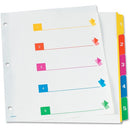 TOPS RapidX 5 & 8 Tab Super Colour Coded Dividers CR2135NSRD