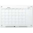 Quartet Infinity Magnetic Glass Dry-Erase Calendar Board - 3' x 2 20078