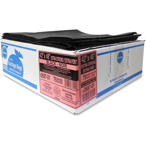 Ralston Extra-Strong Black Trash Bags RLS268701